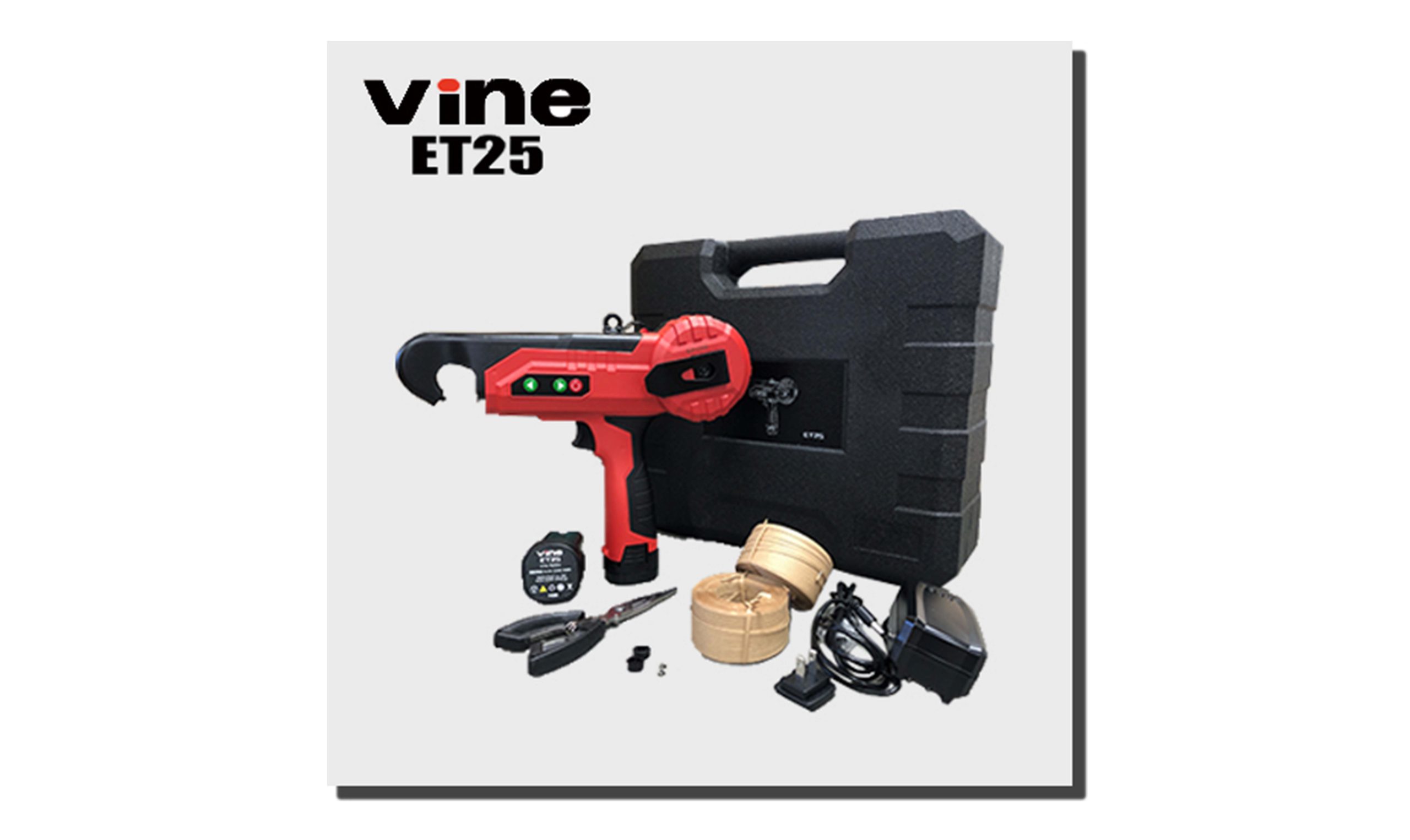 Vine ET25 軽量コードレス電動結束機
